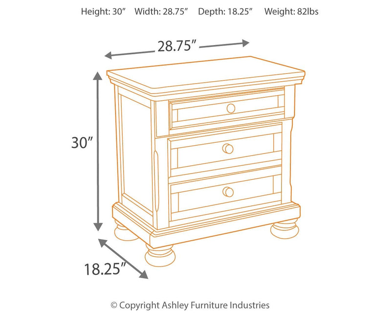 Porter Nightstand - Gate FurnitureNightstand