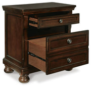 Porter Queen Panel Bed, Dresser, Mirror and 2 Nightstands - B697B52