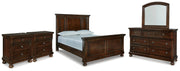 Porter Queen Panel Bed, Dresser, Mirror and 2 Nightstands - B697B52