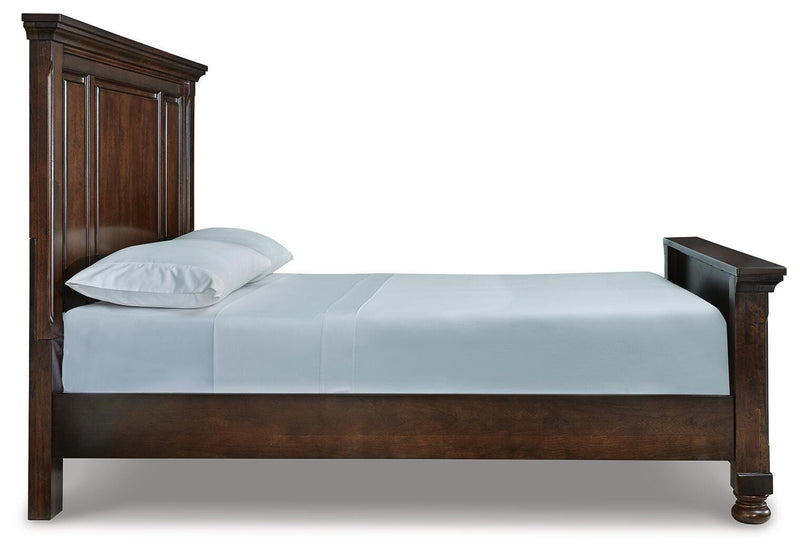 Porter Queen Panel Bed, Dresser, Mirror and 2 Nightstands - B697B52