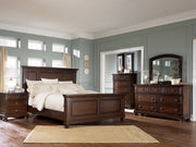 Porter Queen Panel Bed with Dresser in Rustic Brown - PKG006286