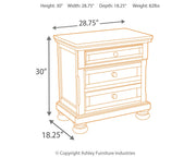 Porter Queen Panel Bed with Mirrored Dresser, Chest and 2 Nightstands in Rustic Brown - PKG006290