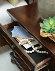 Porter Rustic Brown King Panel Bed, Chest and 2 Nightstands - B697B31