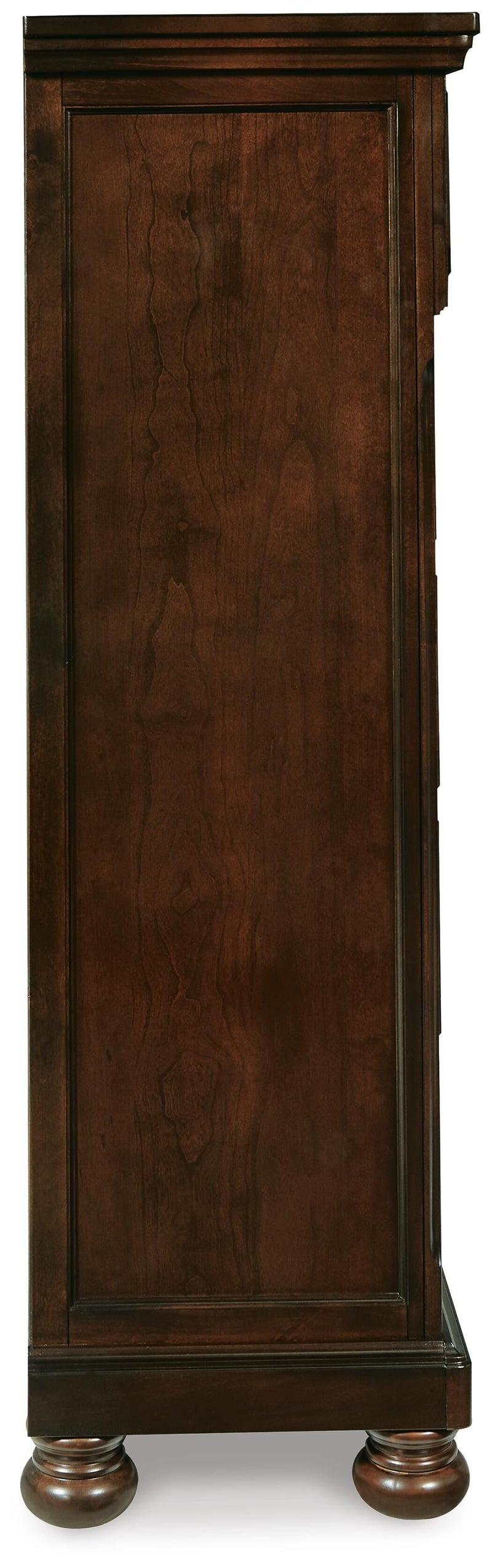 Porter Rustic Brown King Panel Bed, Chest and 2 Nightstands - B697B31