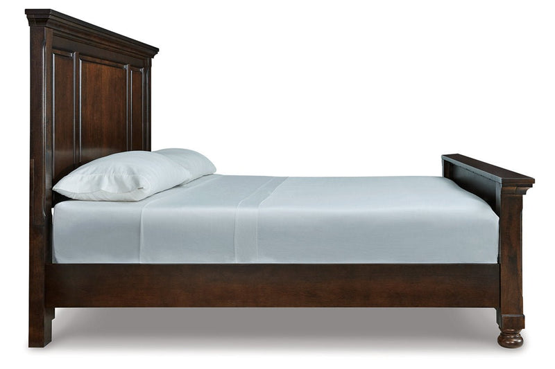 Porter Rustic Brown King Panel Bed - Gate FurnitureKing Bed