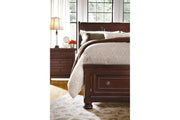 Porter Rustic Brown King Sleigh Bed - Gate FurnitureKing Bed