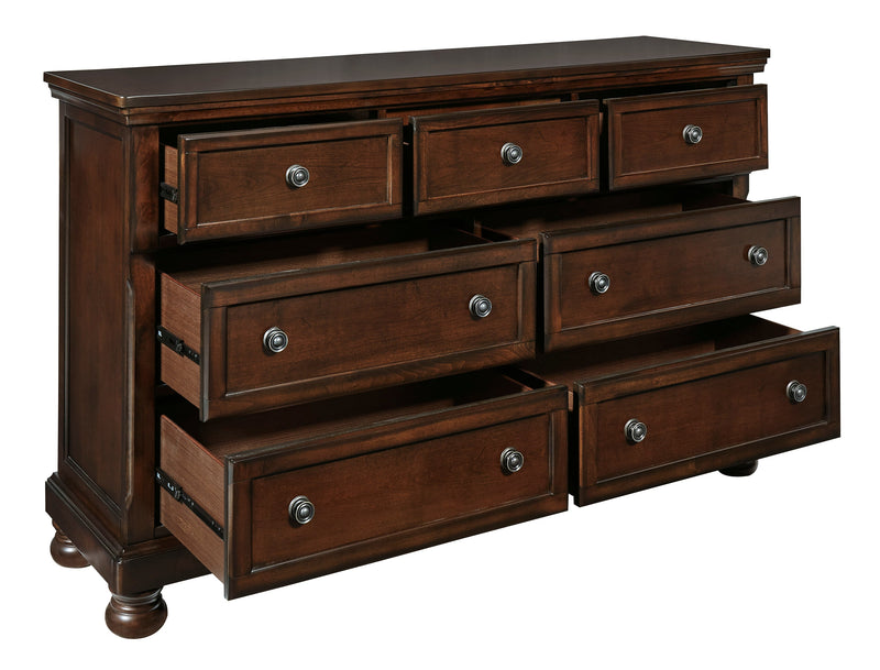 Porter Rustic Brown Panel Bedroom Set - Gate FurnitureBedroom Set