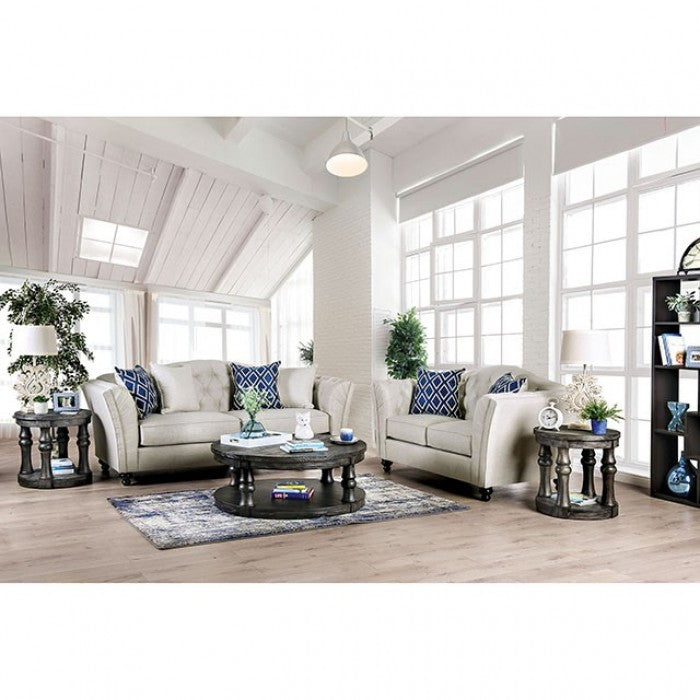Porth Ivory Sofa - SM2667-SF