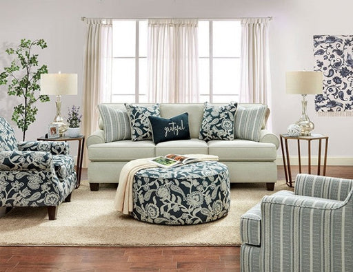 Porthcawl Floral Multi Ottoman - SM8190-OT