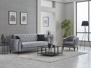Porto Convertible Sofa in Black - 200-SIM-POR-VELVET412-3