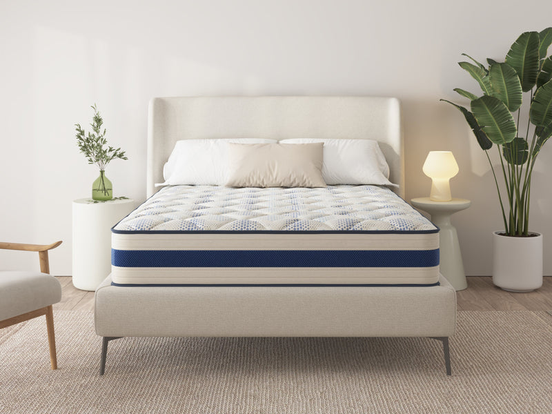 Posturepedic Dual Sided King Mattress - With Boxspring - 47749318410457