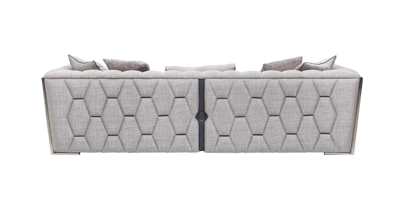 Prag 101" Wide Tuxedo Arm Sofa - Gate FurnitureSofas