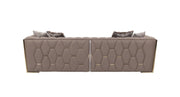 Prag 101" Wide Tuxedo Arm Sofa - Gate FurnitureSofas