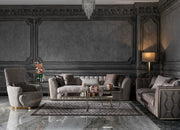 Prag 101" Wide Tuxedo Arm Sofa - Gate FurnitureSofas