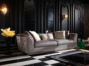 Prag 101" Wide Tuxedo Arm Sofa - Gate FurnitureSofas