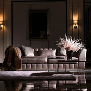 Prag 101" Wide Tuxedo Arm Sofa - Gate FurnitureSofas