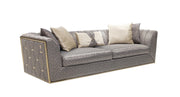 Prag 101" Wide Tuxedo Arm Sofa - Gate FurnitureSofas