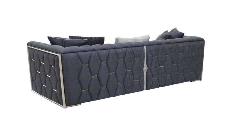 Prag 101" Wide Tuxedo Arm Sofa - Gate FurnitureSofas