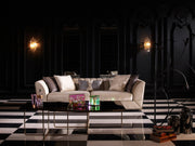 Prag 101" Wide Tuxedo Arm Sofa - Gate FurnitureSofas