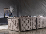 Prag 101" Wide Tuxedo Arm Sofa - Gate FurnitureSofas