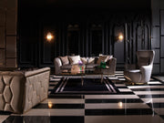 Prag 101" Wide Tuxedo Arm Sofa - Gate FurnitureSofas