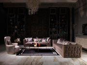 Prag 101" Wide Tuxedo Arm Sofa - Gate FurnitureSofas