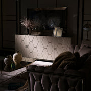 Prag 101" Wide Tuxedo Arm Sofa - Gate FurnitureSofas