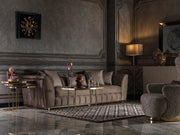 Prag 101" Wide Tuxedo Arm Sofa - Gate FurnitureSofas