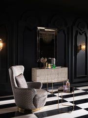 Prag 33" Wide Armchair - Gate FurnitureAccent Chairs