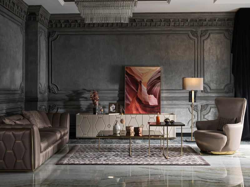 Prag Living Room Set - Gate FurnitureLiving Room Sets