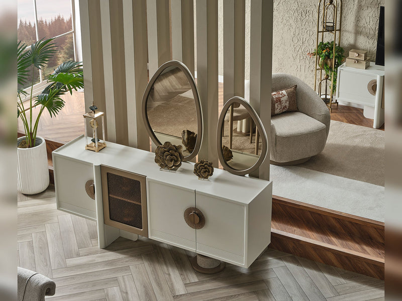 Prag Max Consol With Mirror - 200-MAX-PRA-CON
