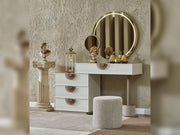 Prag Max Dresser With Mirror & Ottoman - 200-MAX-PRA-DR-M