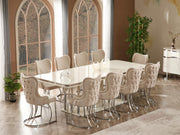 Pragka 102" Wide 10 Person Dining Table - Gate FurnitureDining Tables