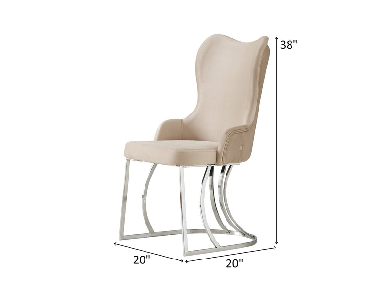 Pragka 20" Wide Tufted Dining Chair - Gate FurnitureDining Chairs
