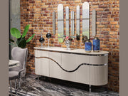 Pragka 6 Person Dining Room Set - Gate FurnitureDining Room Sets