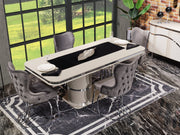 Pragka 79" Wide 6 Person Dining Table - Gate FurnitureDining Tables