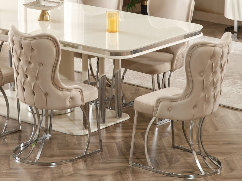 Pragka 8 Person Dining Room Set - Gate FurnitureDining Room Sets