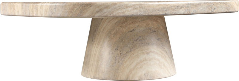 Prato Concrete Indoor/Outdoor Coffee Table in Travertine - 99070Travertine-CT