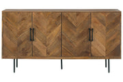 Prattville Brown Accent Cabinet - Gate FurnitureCabinet