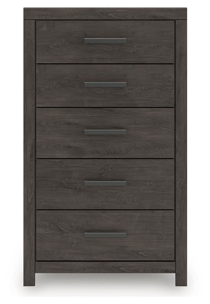 Prendonea Charcoal Chest of Drawers - B3789-46