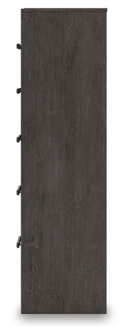 Prendonea Charcoal Chest of Drawers - B3789-46