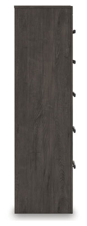 Prendonea Charcoal Chest of Drawers - B3789-46