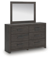 Prendonea Charcoal Dresser and Mirror - B3789B1