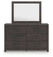 Prendonea Charcoal Dresser and Mirror - B3789B1