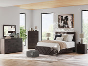 Prendonea Charcoal Dresser and Mirror - B3789B1