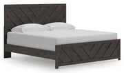 Prendonea King Panel Bed and 2 Nightstands - B3789B14