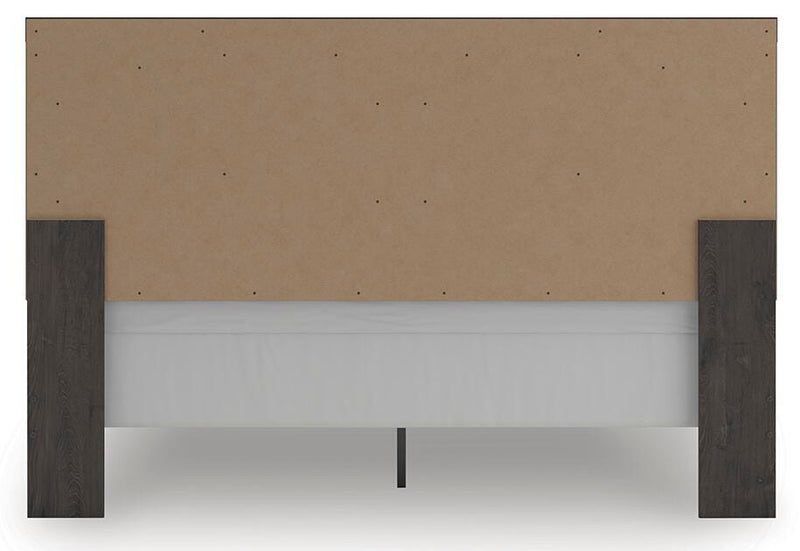Prendonea King Panel Bed and 2 Nightstands - B3789B14