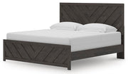 Prendonea King Panel Bed and 2 Nightstands - B3789B14