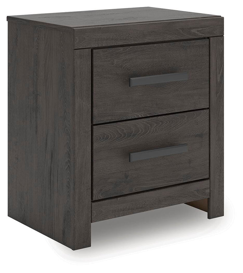 Prendonea King Panel Bed and 2 Nightstands - B3789B14