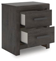 Prendonea King Panel Bed and 2 Nightstands - B3789B14